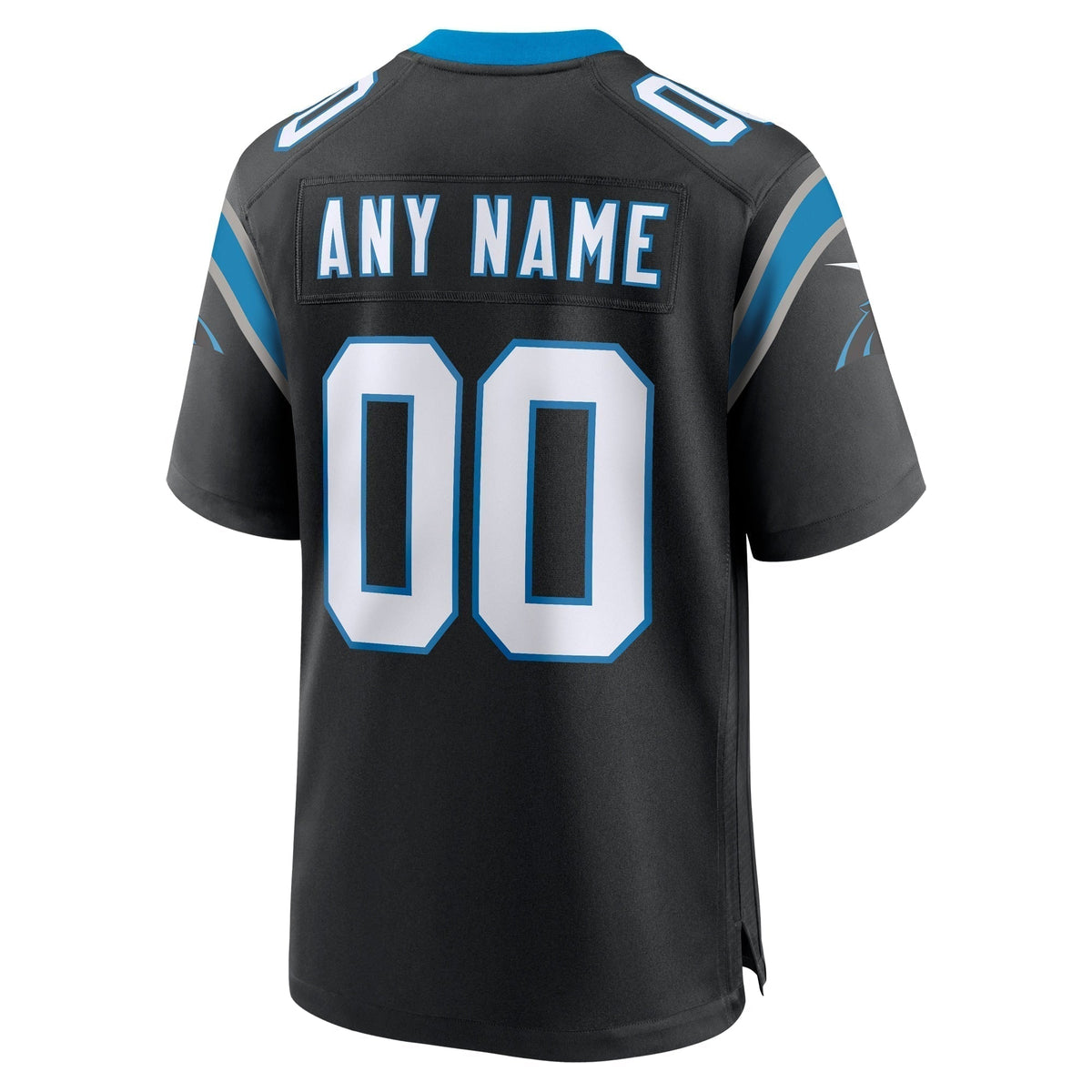 Carolina Panthers Custom Game Jersey Black