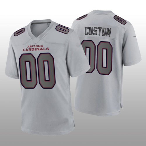 Custom1 Arizona Cardinals Gray Atmosphere Game Jersey1 American Jerseys Football Jerseys