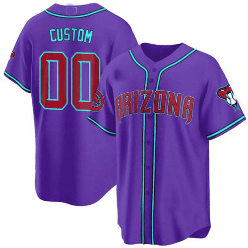 Custom A.Diamondbacks Cool Base Game Jersey V2 Stitched Baseball Jerseys