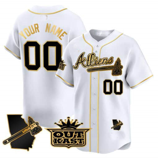 Custom A.Braves Atliens Limited V2 Stitched Baseball Jerseys