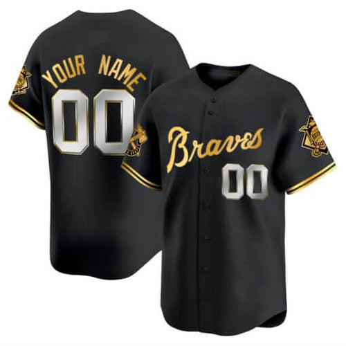 Custom A.Braves Peaches Cream Limited Stitched Baseball Jerseys
