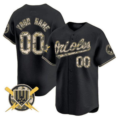 Custom B.Orioles Armed Forces Day Limited Stitched Baseball Jerseys