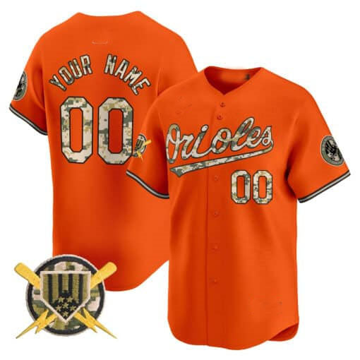 Custom B.Orioles Armed Forces Day Limited Stitched Baseball Jerseys