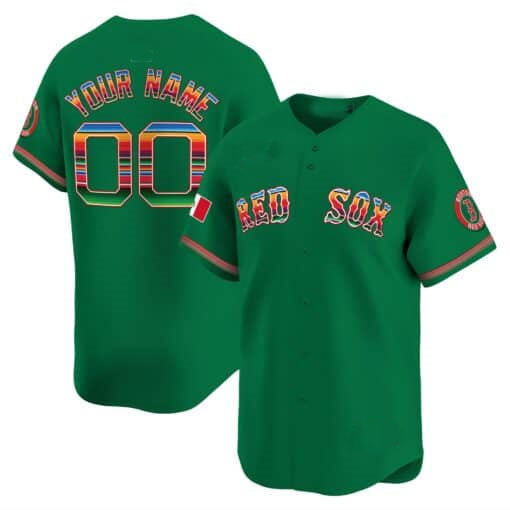 Custom B.Red Sox Mexico Limited Stitched Baseball Jerseys