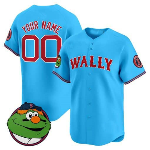 Custom B.Red Sox Wally Limited Stitched Baseball Jerseys
