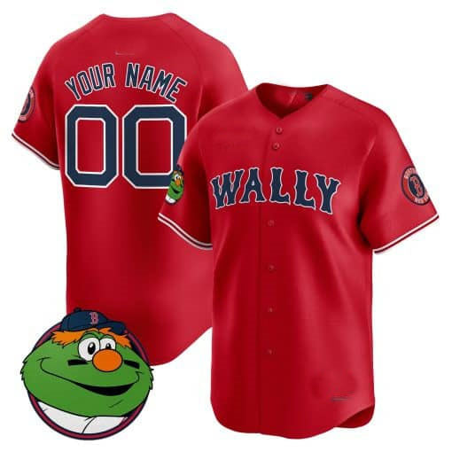 Custom B.Red Sox Wally Limited Stitched Baseball Jerseys