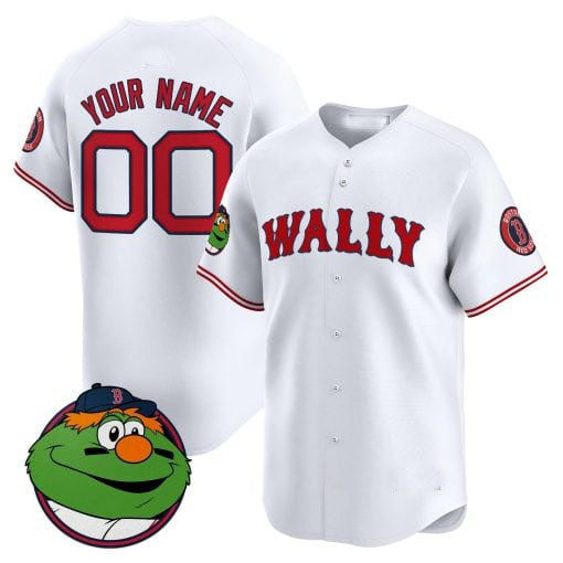 Custom B.Red Sox Wally Limited Stitched Baseball Jerseys