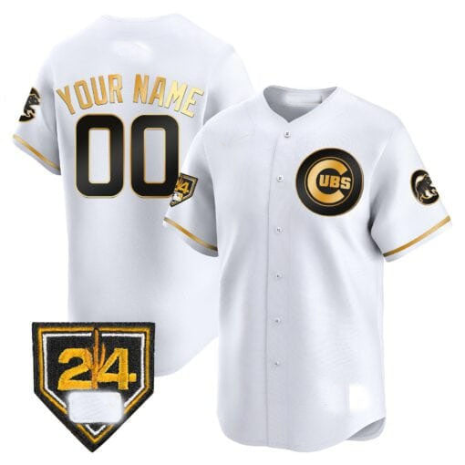 Custom C.Cubs Spring Training Patch Limited V2 Jersey Stitched Baseball Jerseys