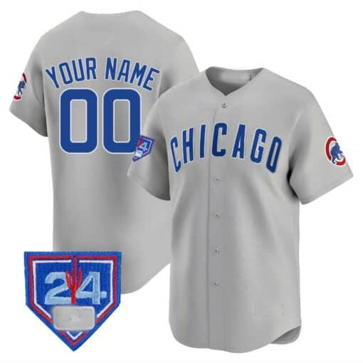 Custom C.Cubs Spring Training Patch Limited V2 Jersey Stitched Baseball Jerseys