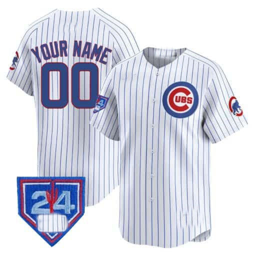 Custom C.Cubs Spring Training Patch Limited V2 Jersey Stitched Baseball Jerseys