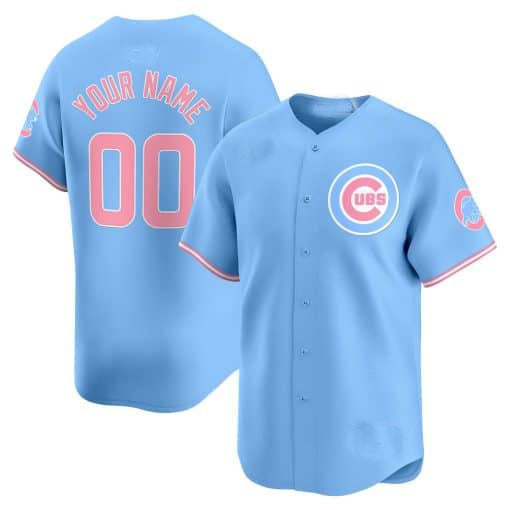 Custom C.Cubs Pink Limited Stitched Baseball Jerseys