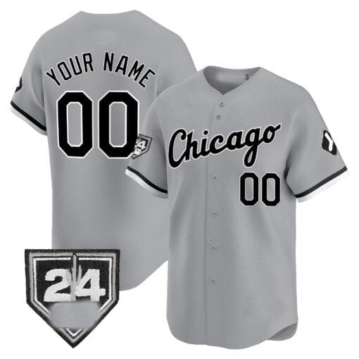 Custom C.White Sox Spring Training Patch Limited Baseball Jerseys