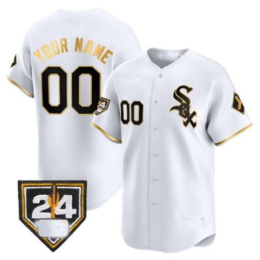 Custom C.White Sox Spring Training Patch Limited Baseball Jerseys