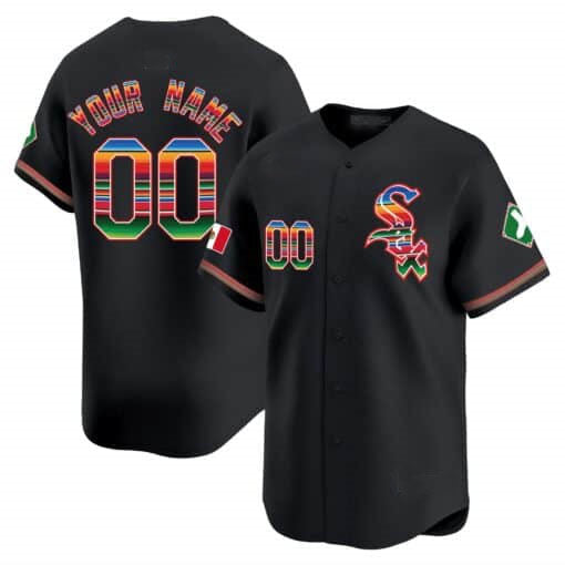 Custom C.White Sox Mexico Limited V2 Baseball Jerseys
