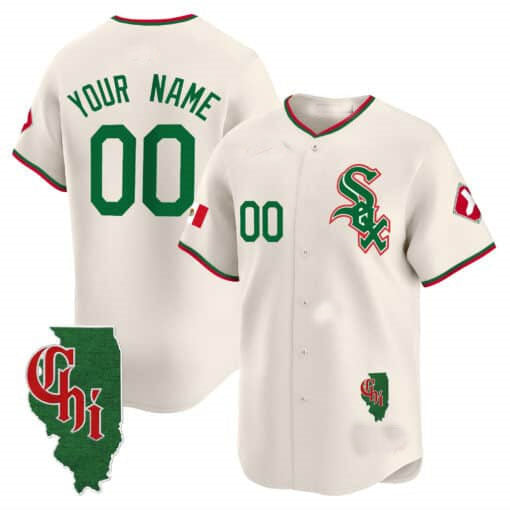 Custom C.White Sox Mexico Limited Baseball Jerseys
