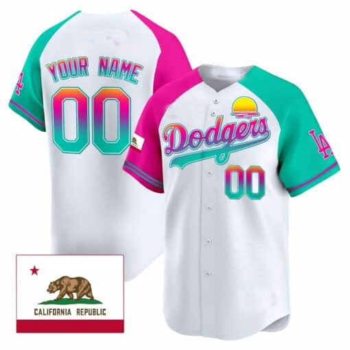 Custom LA.Dodgers City Style Limited Stitched Baseball Jerseys