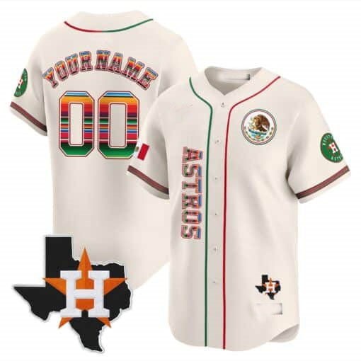 Custom H.Astros Mexico Limited Baseball Jerseys
