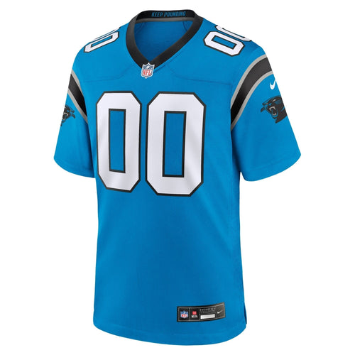 Carolina Panthers Alternate Custom Game Jersey Blue