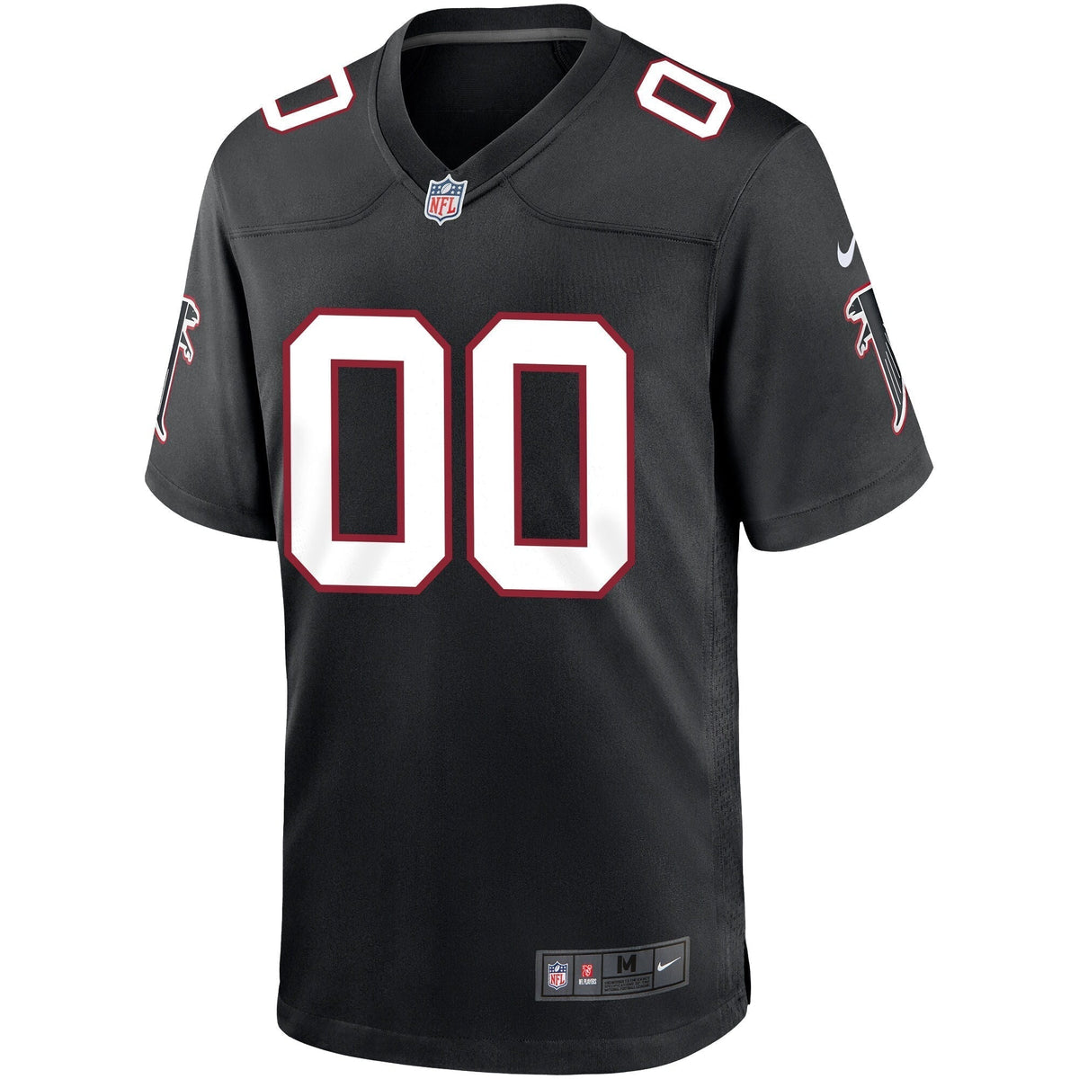Atlanta Falcons Throwback Custom Game Jersey Black
