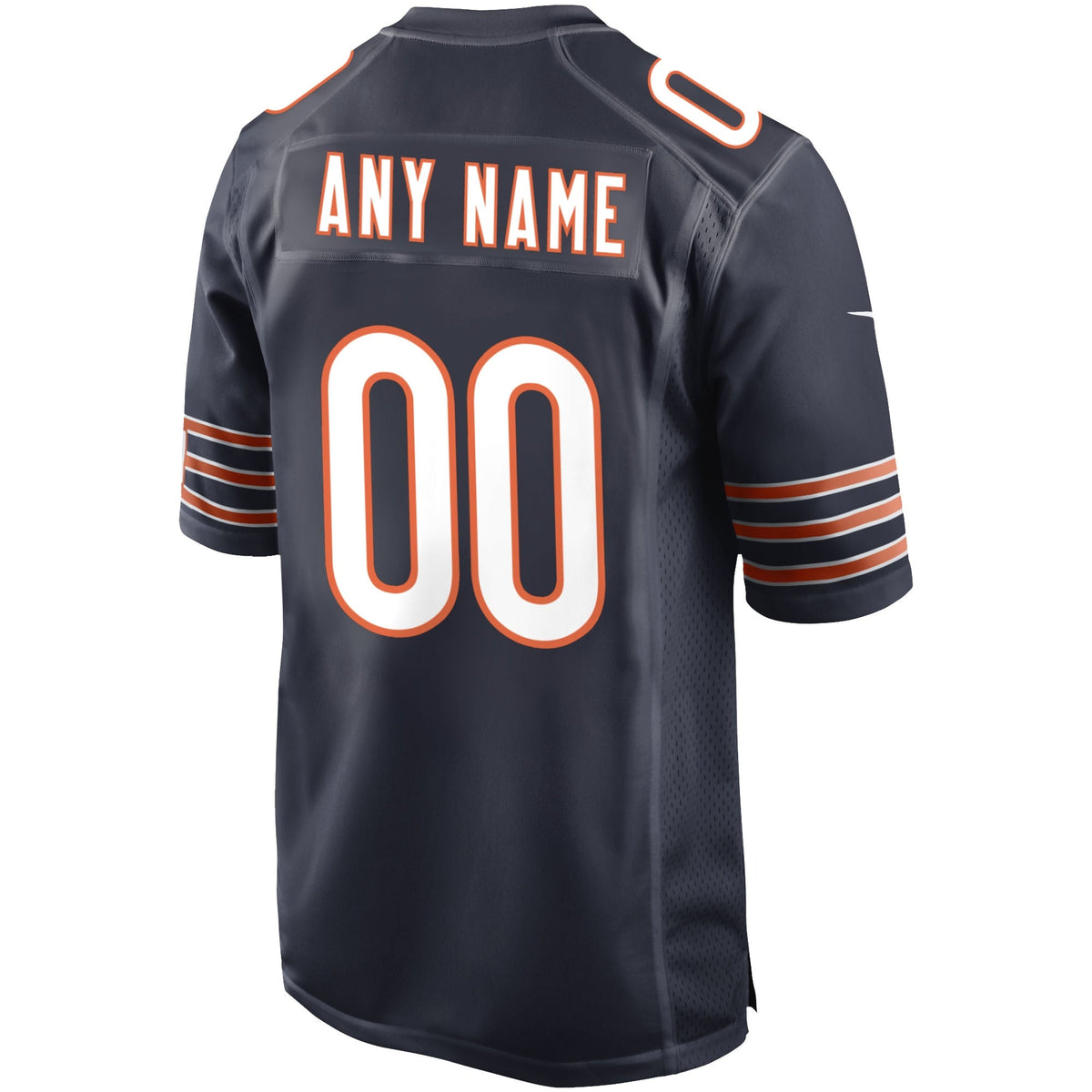 Chicago Bears Custom Game Jersey Navy