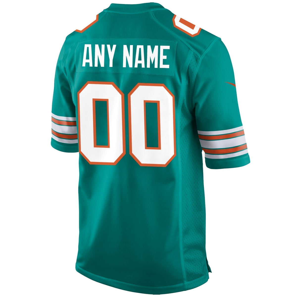 Miami Dolphins Alternate Custom Game Jersey Aqua